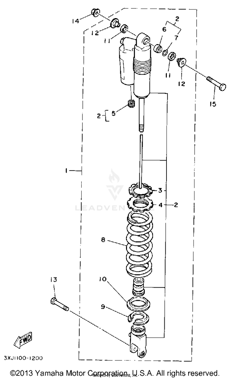 Rear Shocks Schematic