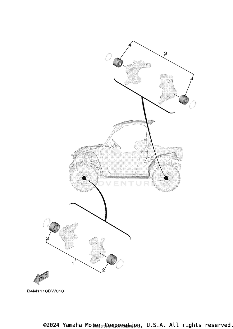 Maintenance Parts Kit Schematic