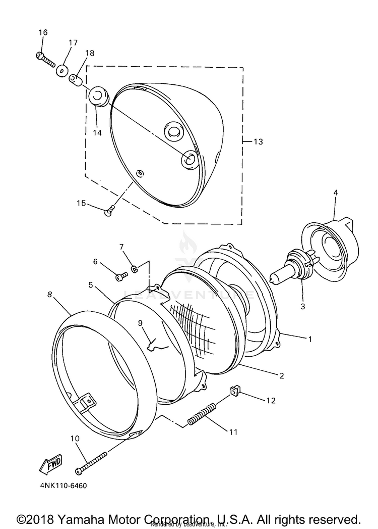 Headlight Schematic