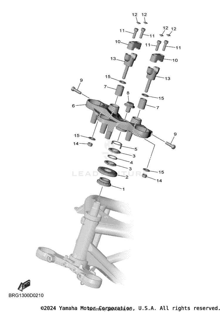 Steering MT03 - MT03SCB - 2025 Schematic