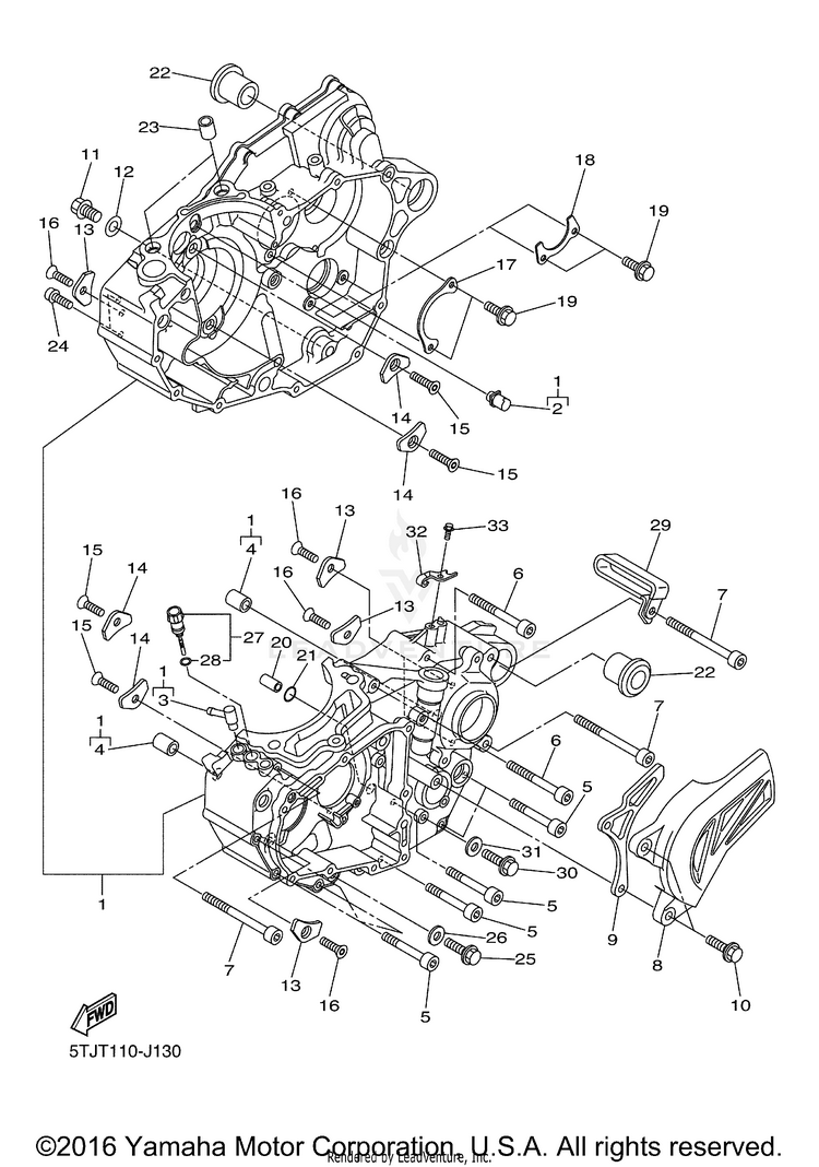 Crankcase Schematic