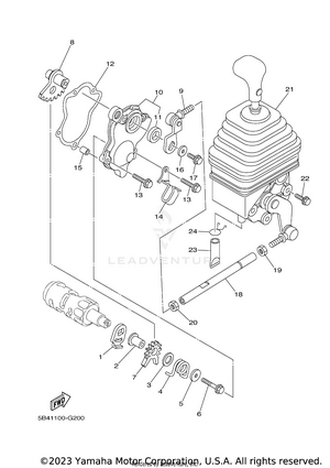 Shift Shaft Schematic