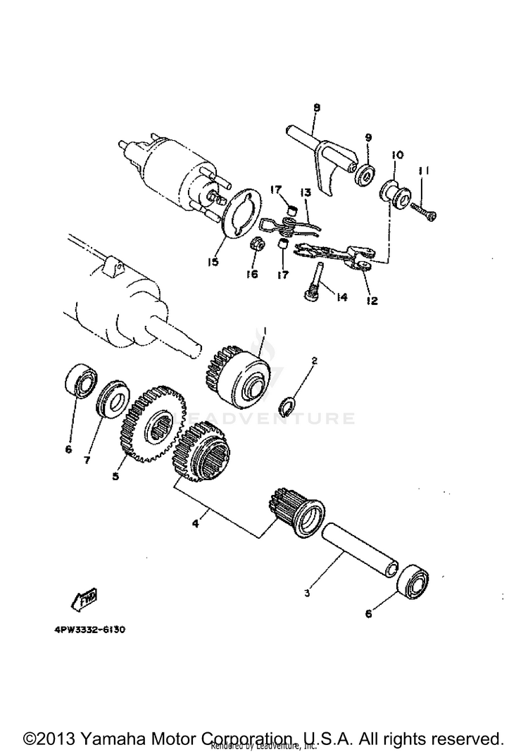 Starter Clutch Schematic