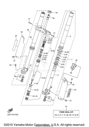 Front Fork Schematic