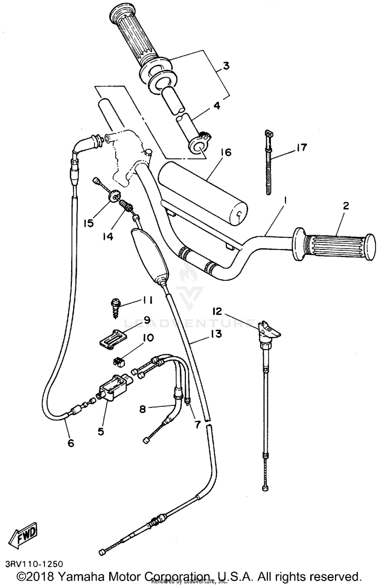 Steering Handle Cable Schematic
