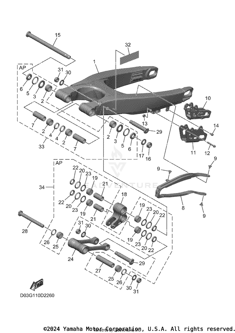 Rear Arm Schematic