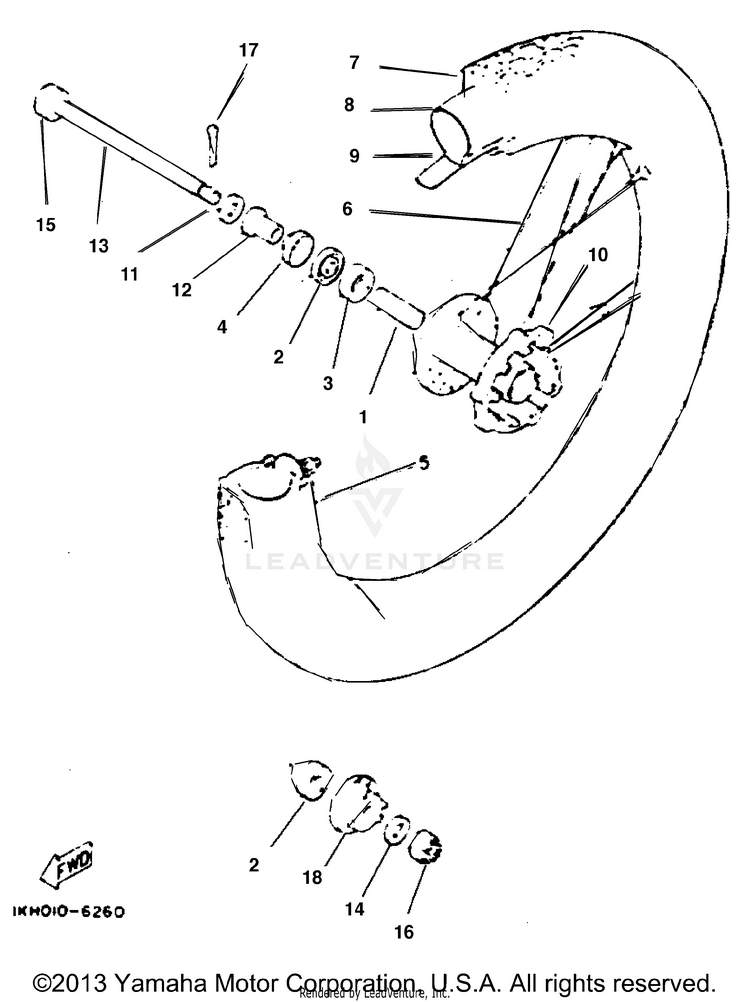 Front Wheel Schematic