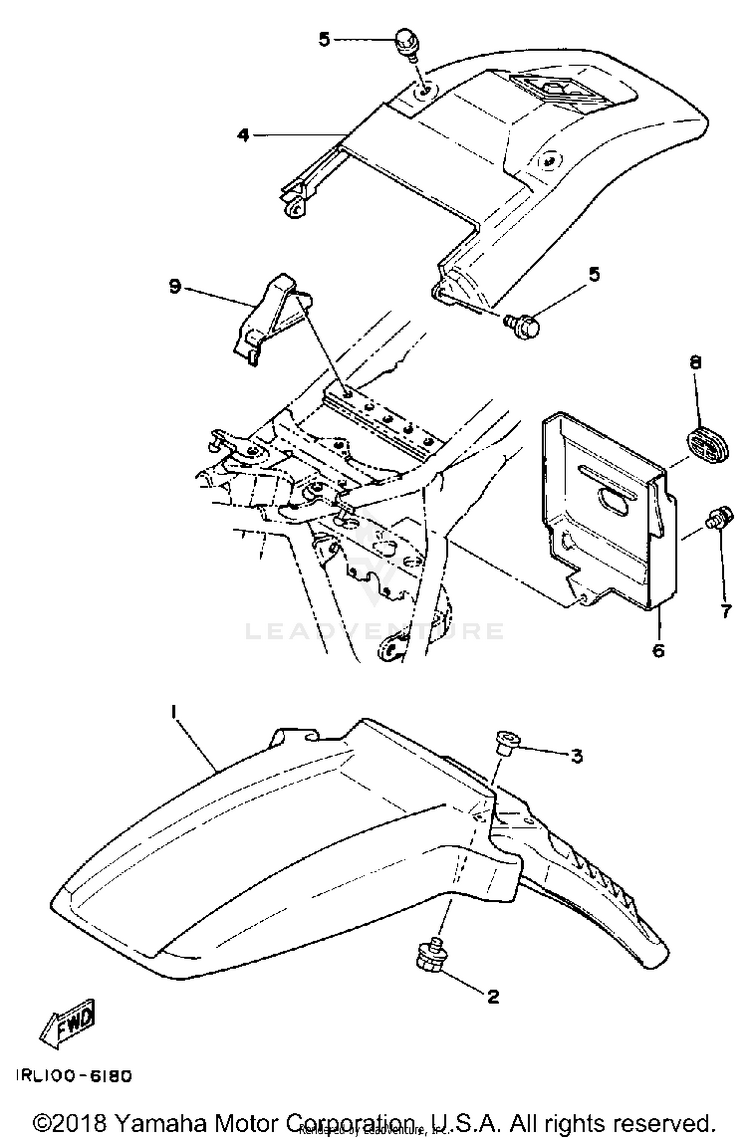 Fender BIG WHEEL ELEC START - BW200ES - 1986 Schematic