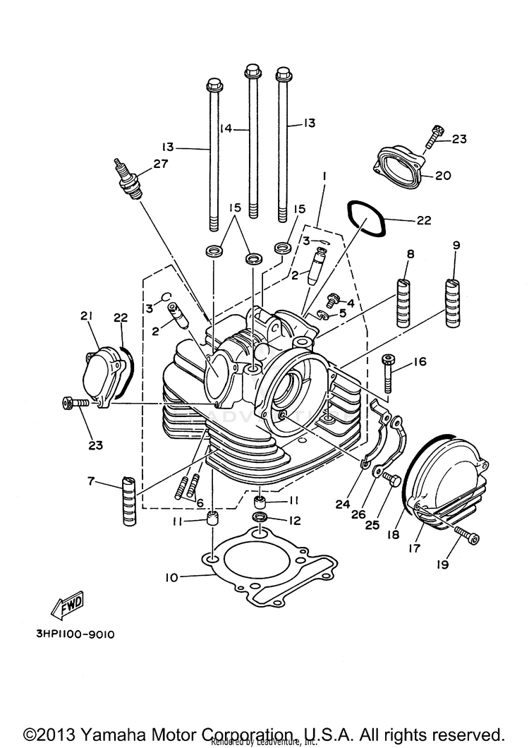 Cylinder Head Schematic