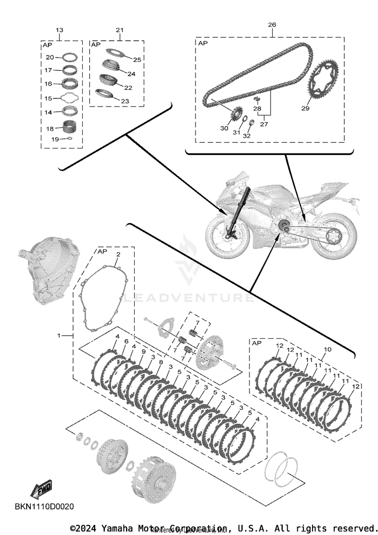 2 Maintenance Parts Kit Schematic