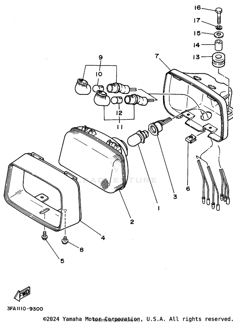 Headlight Schematic
