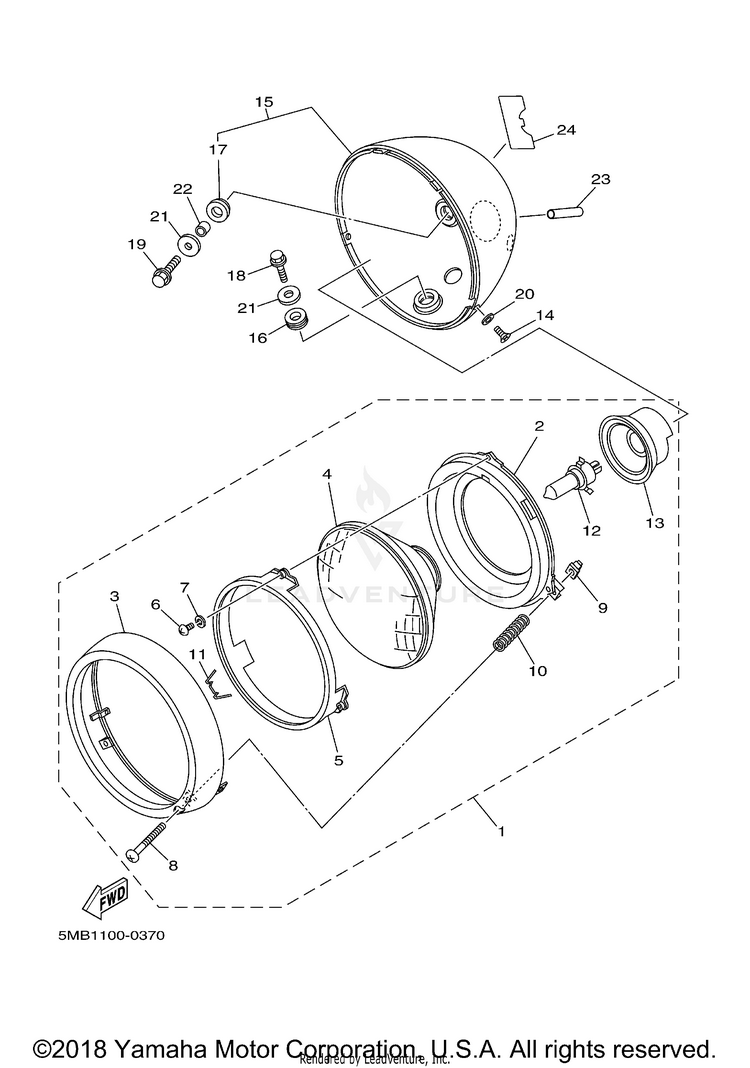 Headlight Schematic