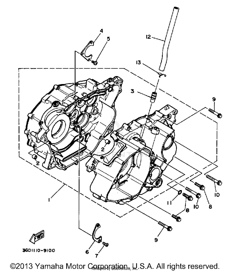 Crankcase Schematic