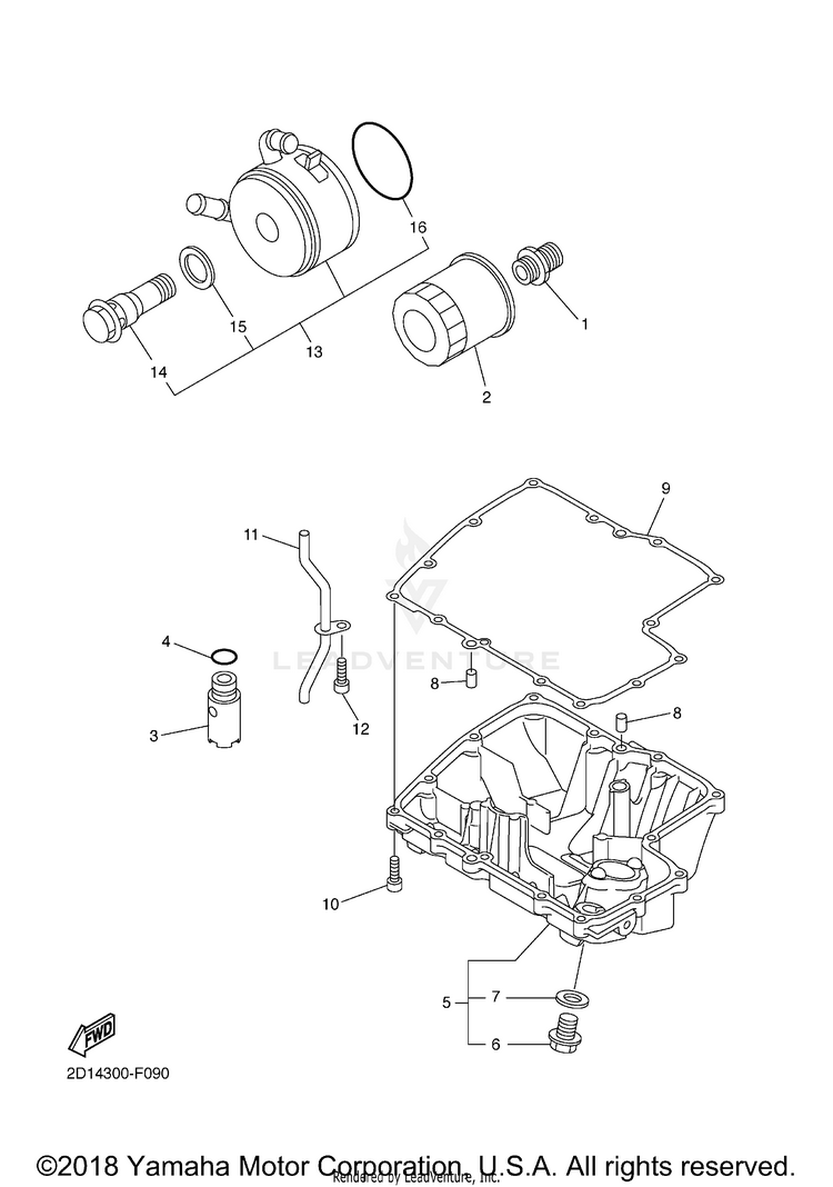 Oil Cleaner FZ1 - FZS10EC - 2014 Schematic