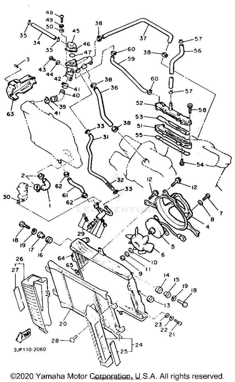 Radiator Hose Schematic