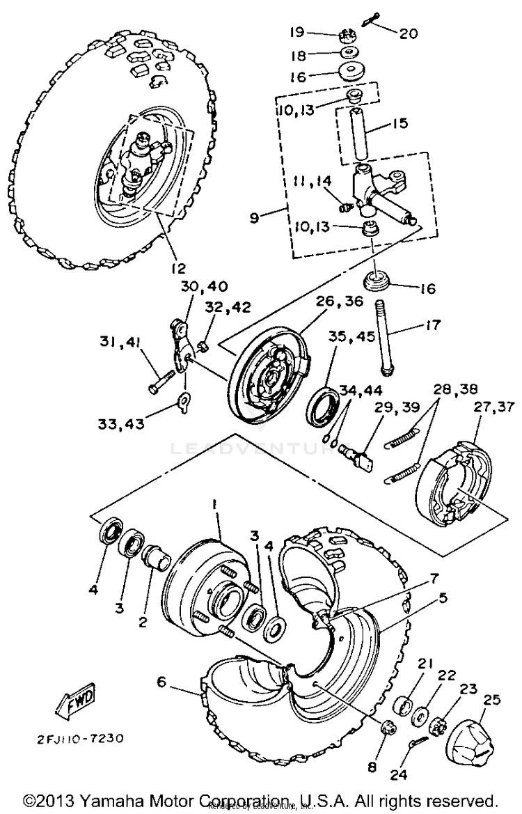 Front Wheel Schematic