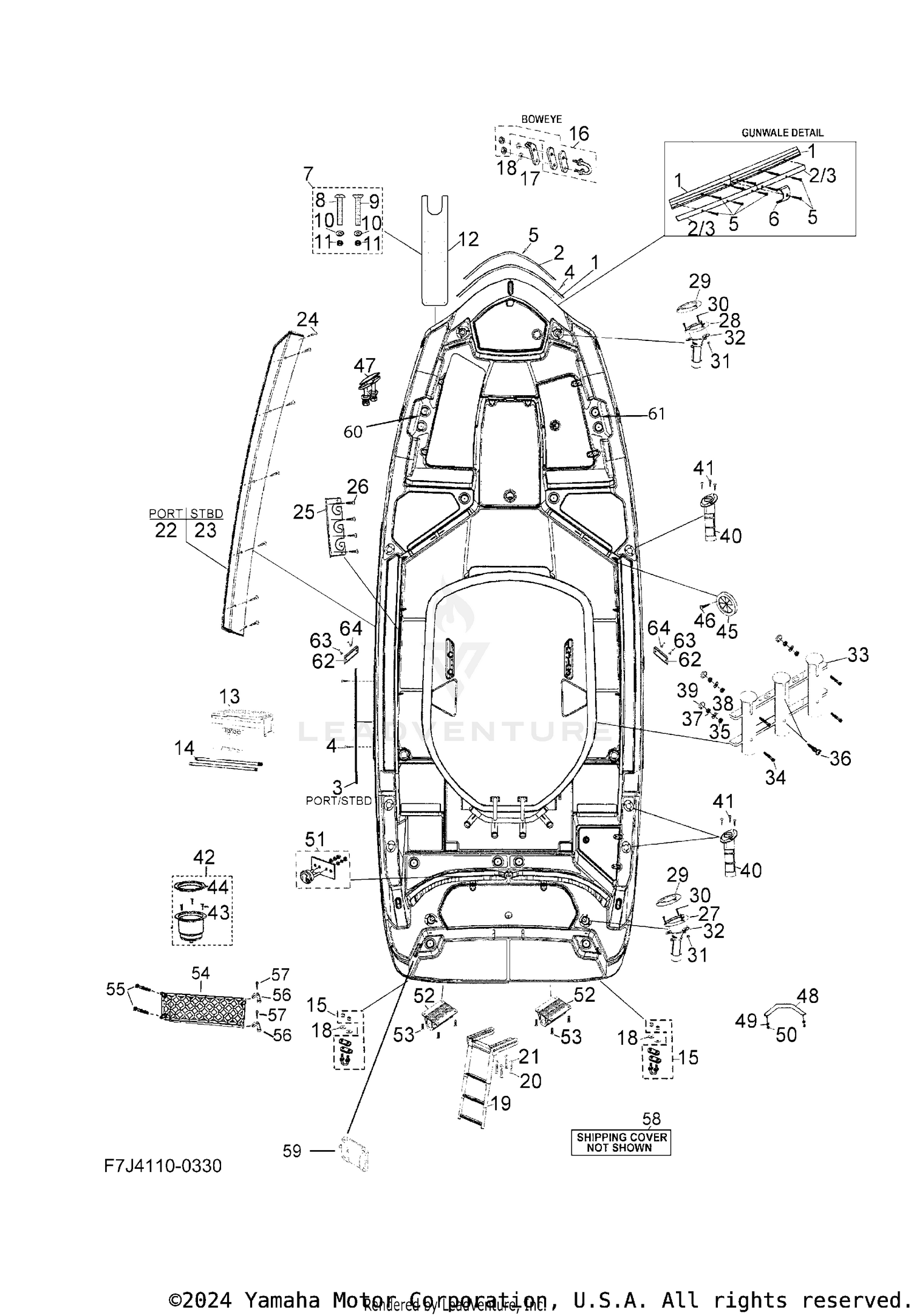 HULL DECK FITTINGS