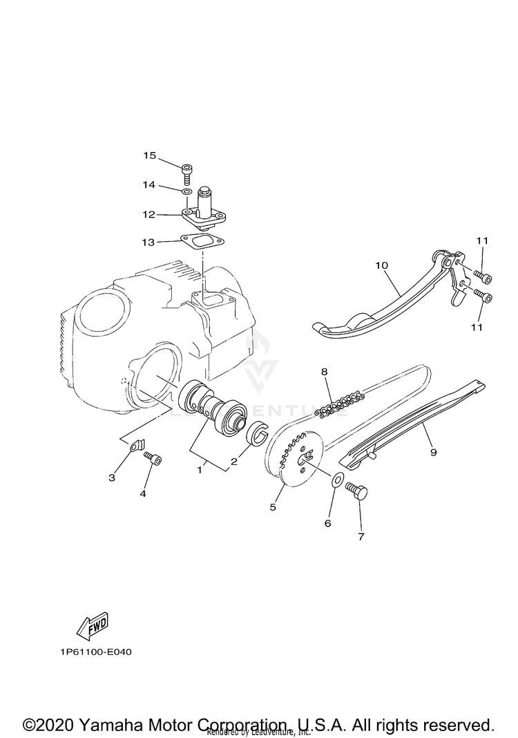 Camshaft Chain Schematic