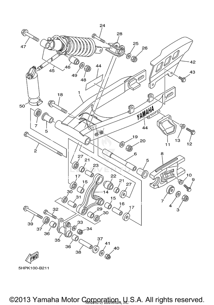 Rear Arm Suspension Let Schematic