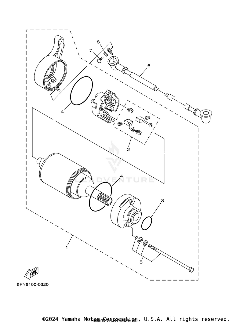 Starting Motor Schematic