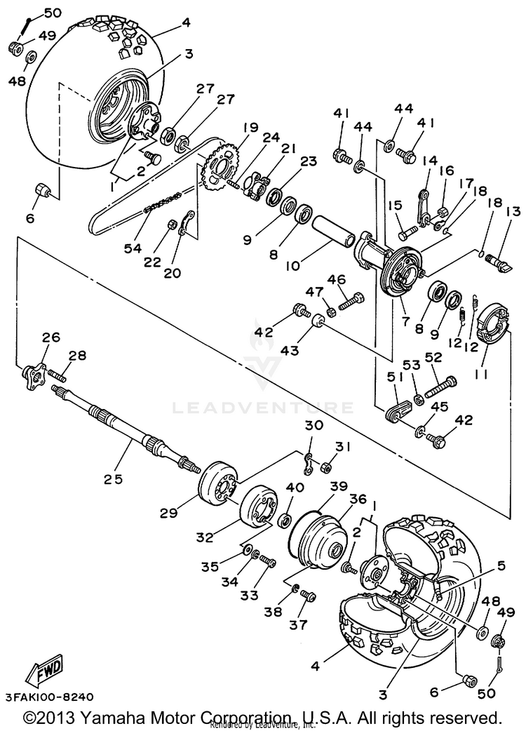 Rear Wheel Schematic