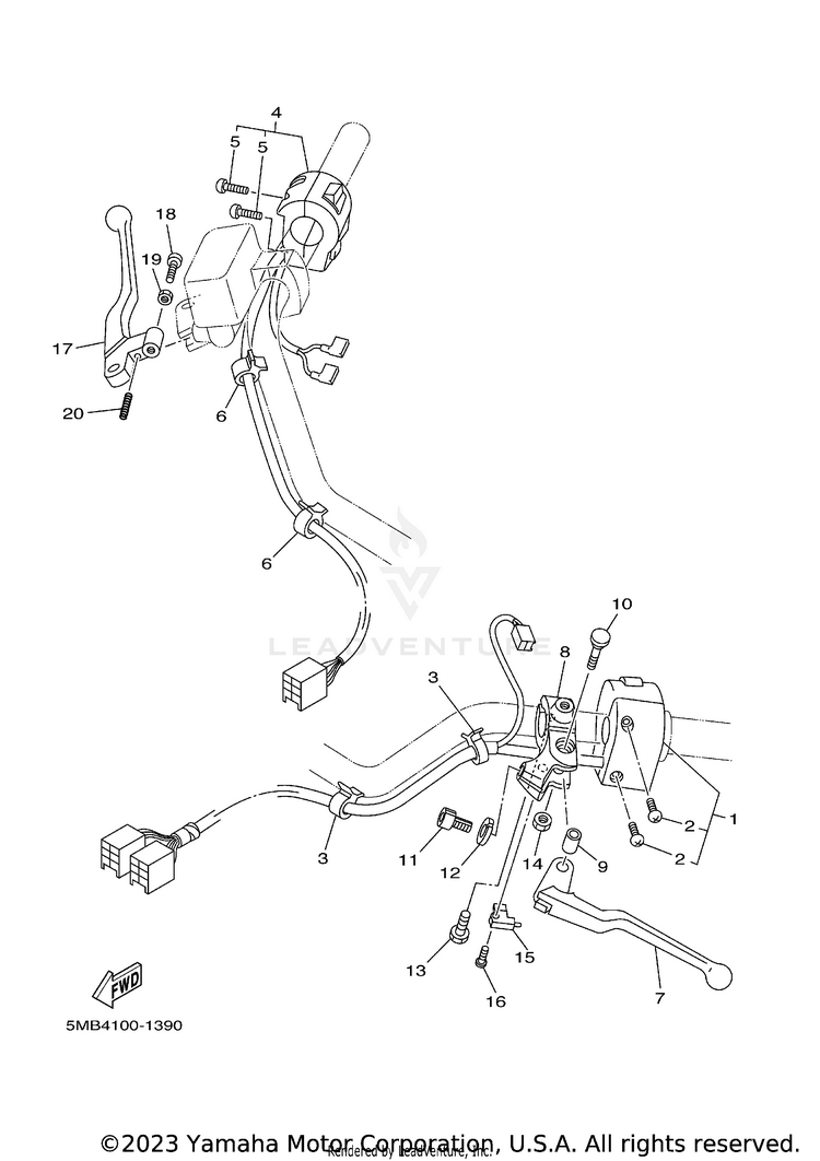 Handle Switch Lever Schematic