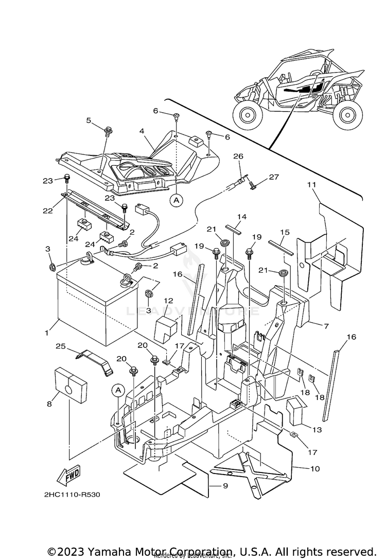 Electrical 2 YXZ1000R EPS SS SE - YXZ10YESJL - 2018 Schematic