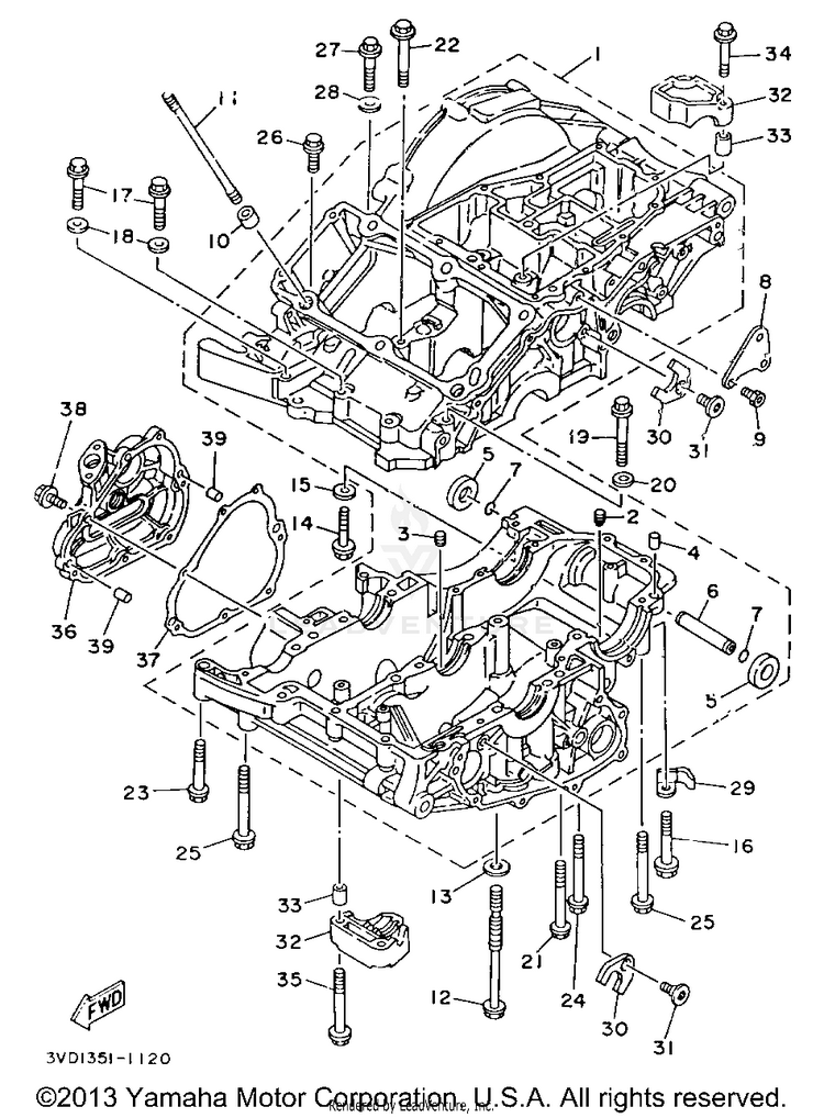 Crankcase Schematic