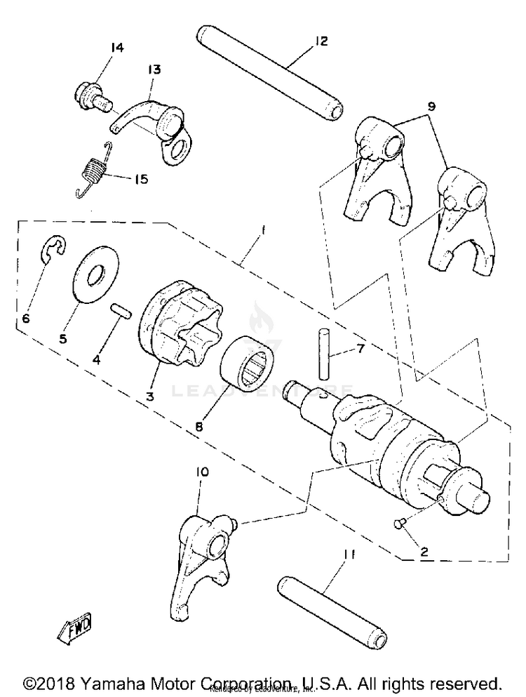 Shift Cam - Fork Schematic