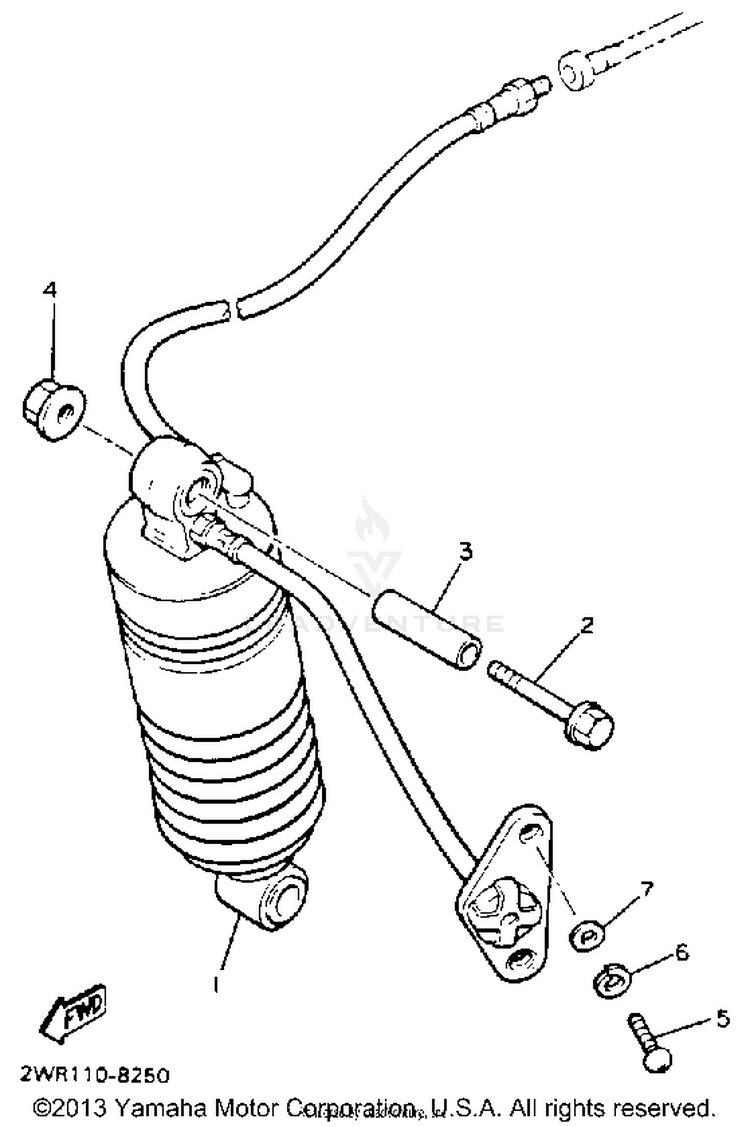 Rear Shocks Schematic