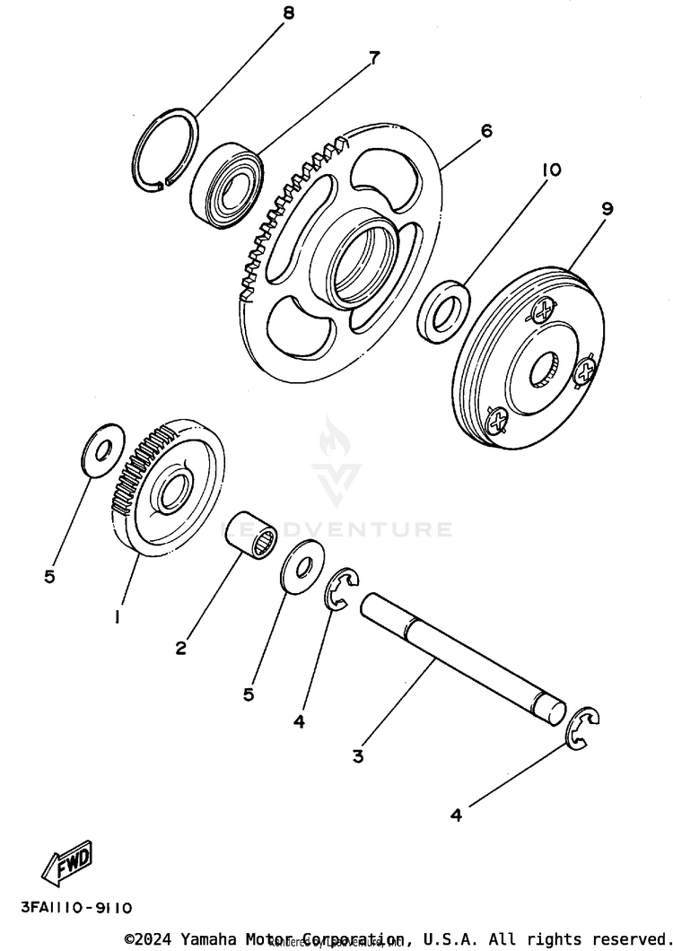 Starter Clutch Schematic