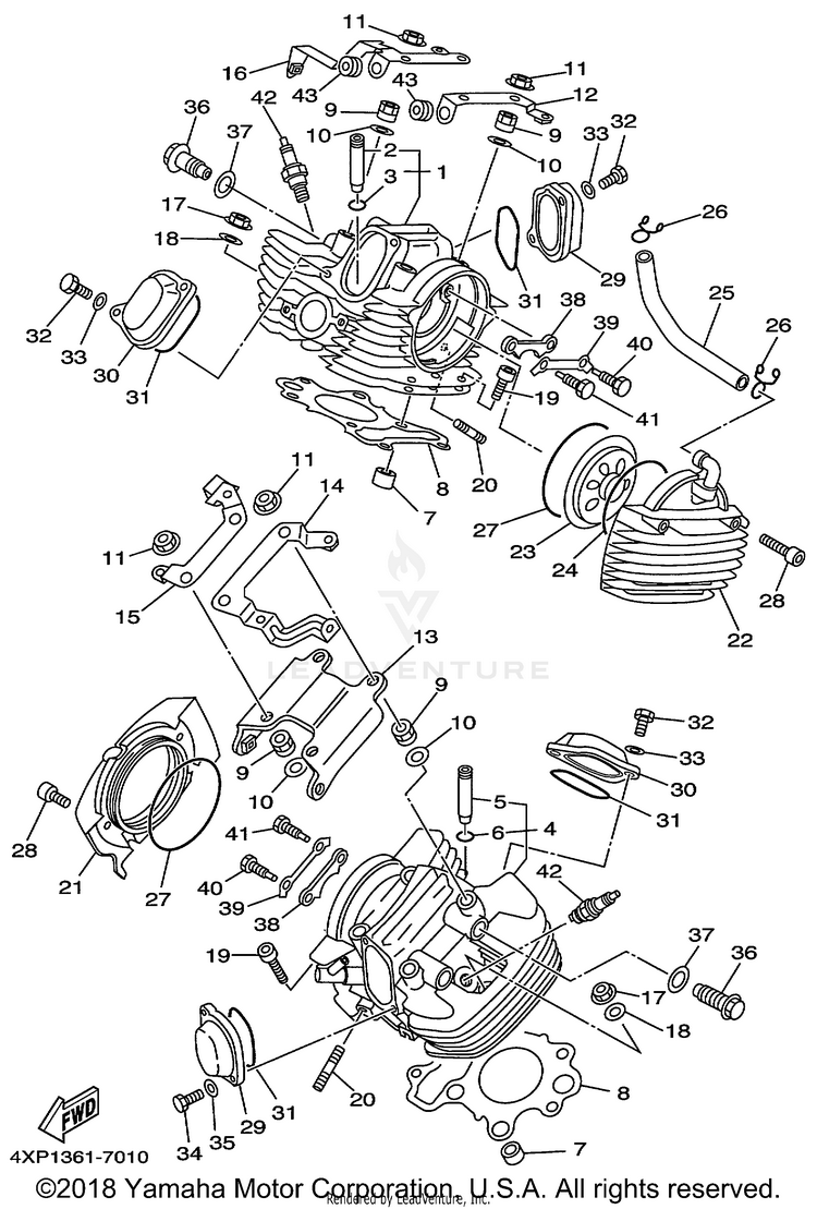 Cylinder Head Schematic