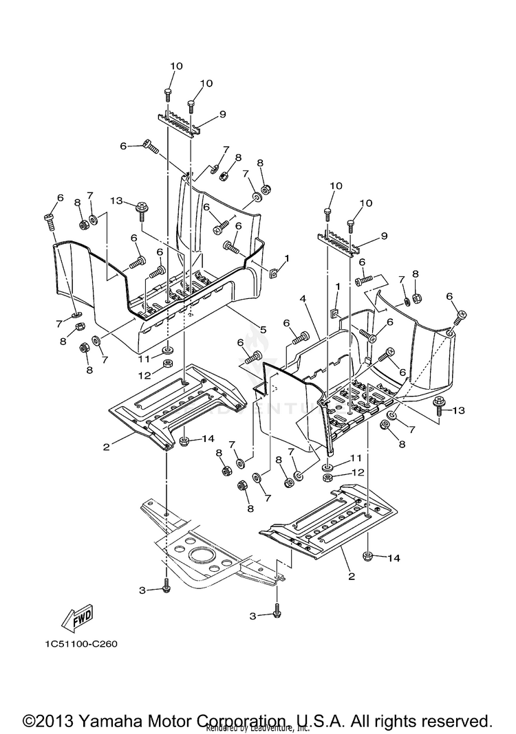 Stand Footrest Schematic