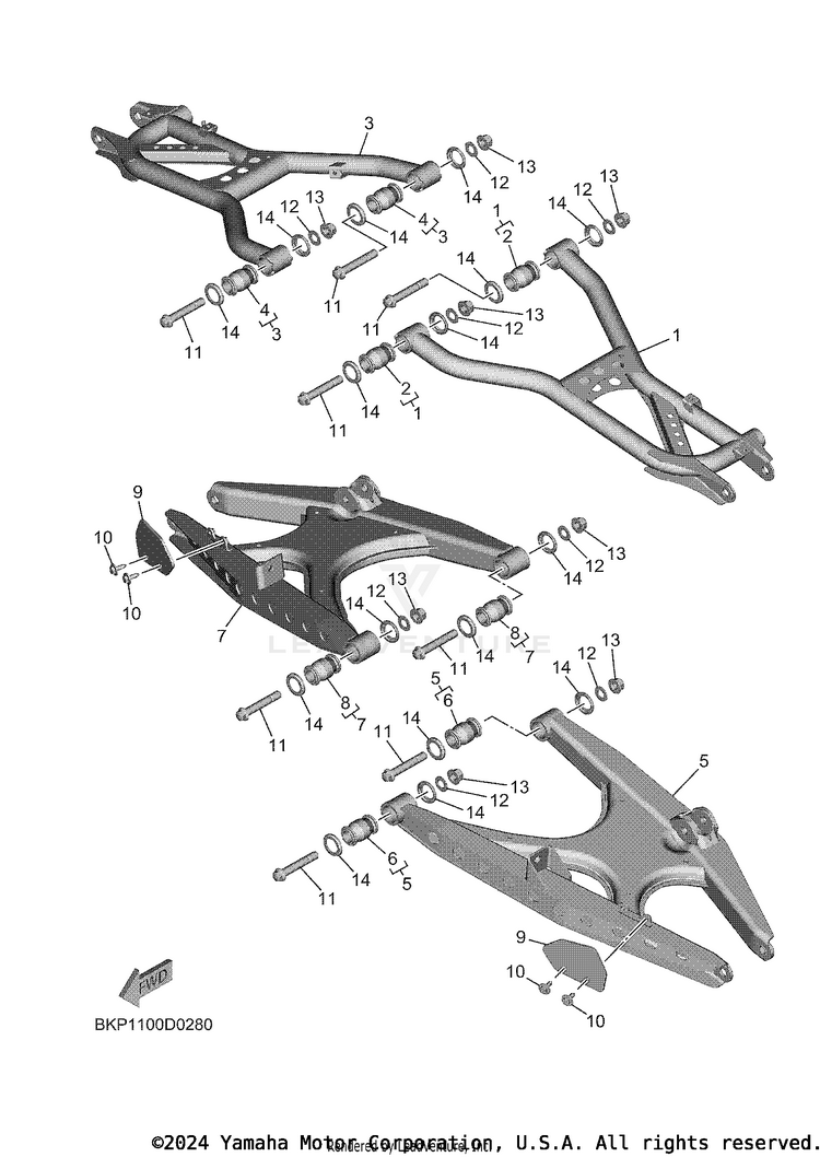 Rear Arm Schematic