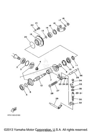 Middle Drive Gear Schematic