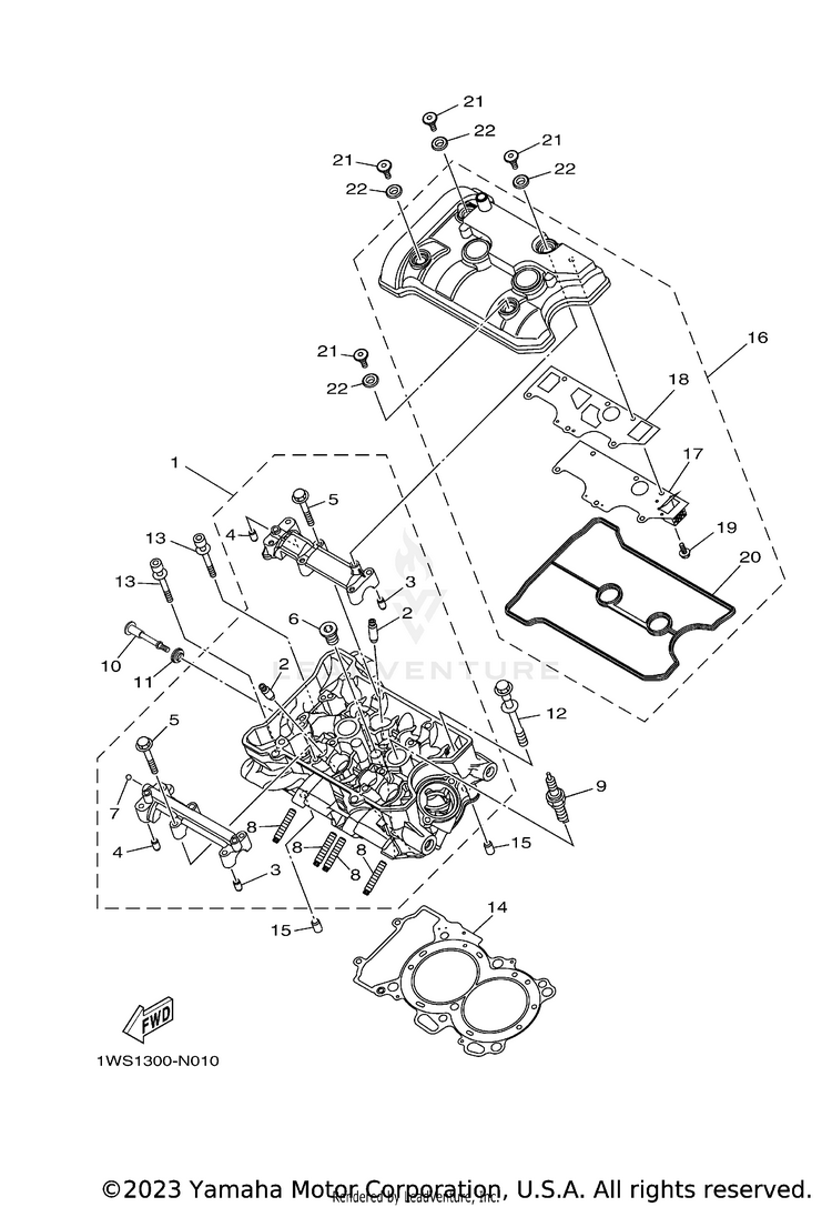 Cylinder Head MT07 - MT07PCB - 2023 Schematic