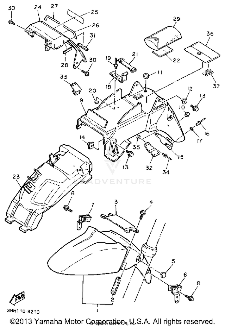 Fender FZR600RAC - 1990 Schematic