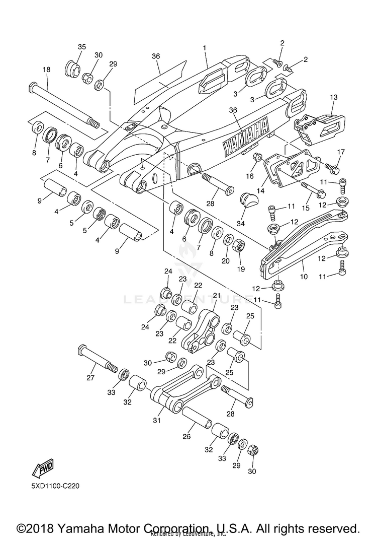 Rear Arm Schematic