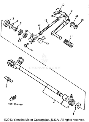 Shift Shaft Schematic