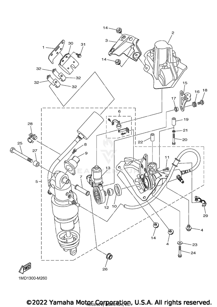 Rear Suspension Schematic