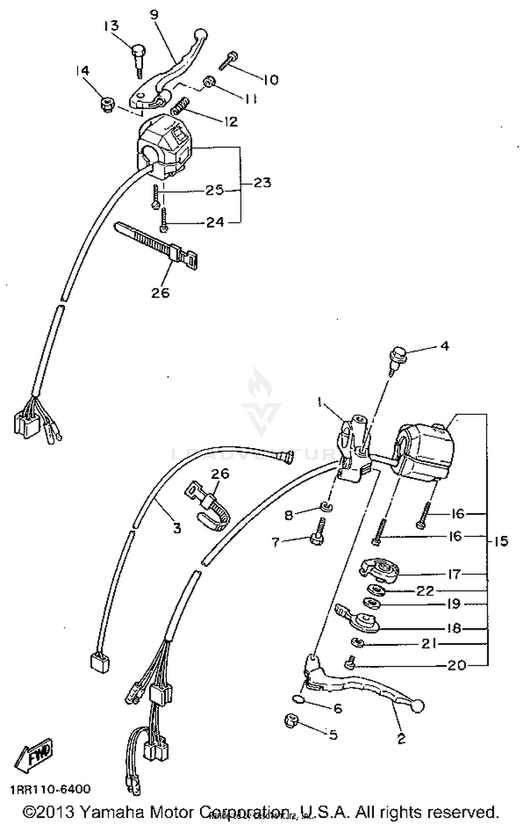 Handle Switch Lever Schematic