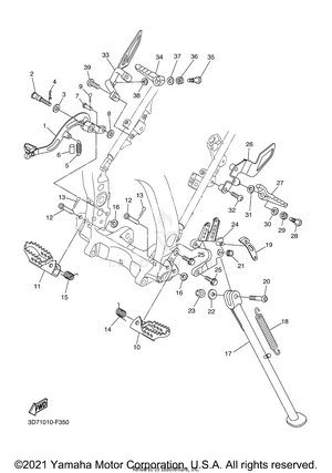 Stand Footrest Schematic