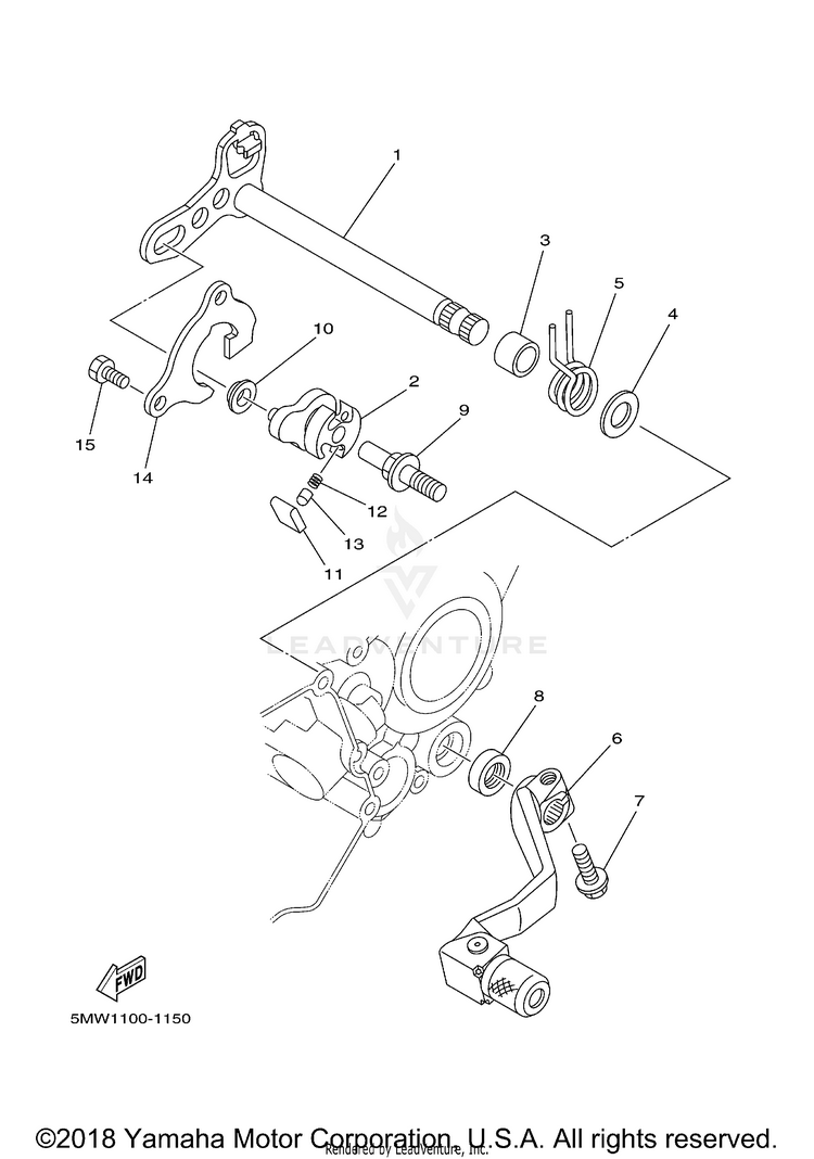 Shift Shaft Schematic