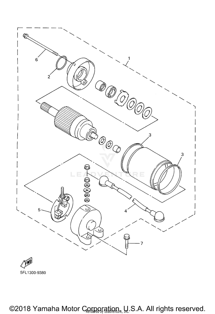 Starting Motor Schematic