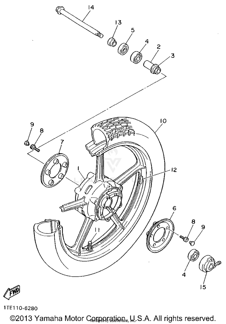 Front Wheel Schematic