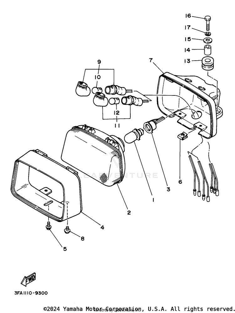 Headlight Schematic