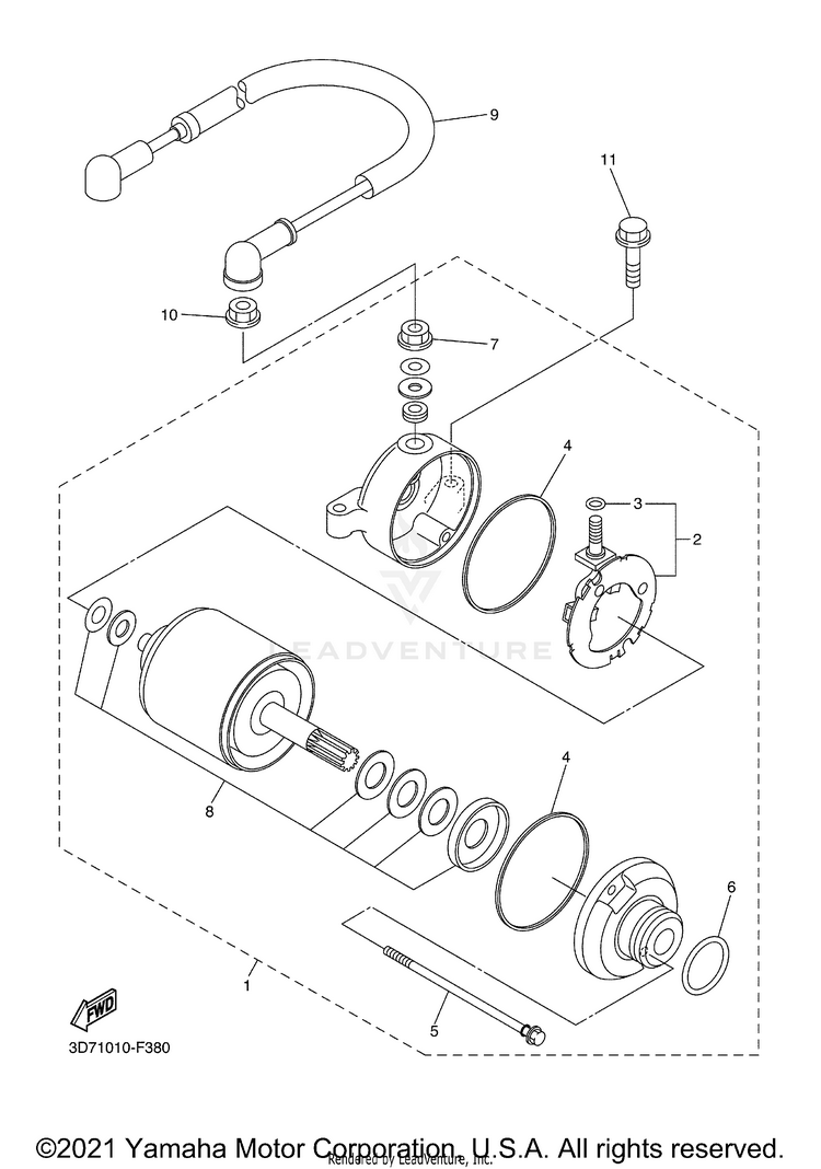 Starting Motor Schematic