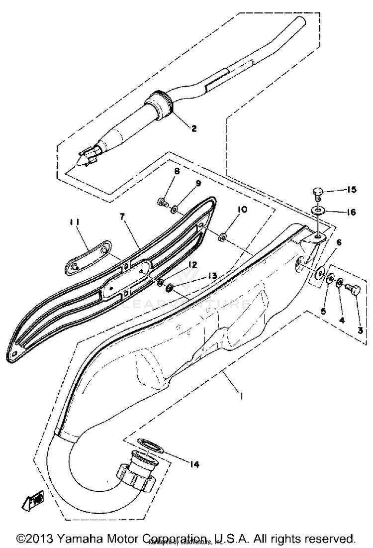 Exhaust GTMXF - 1979 Schematic