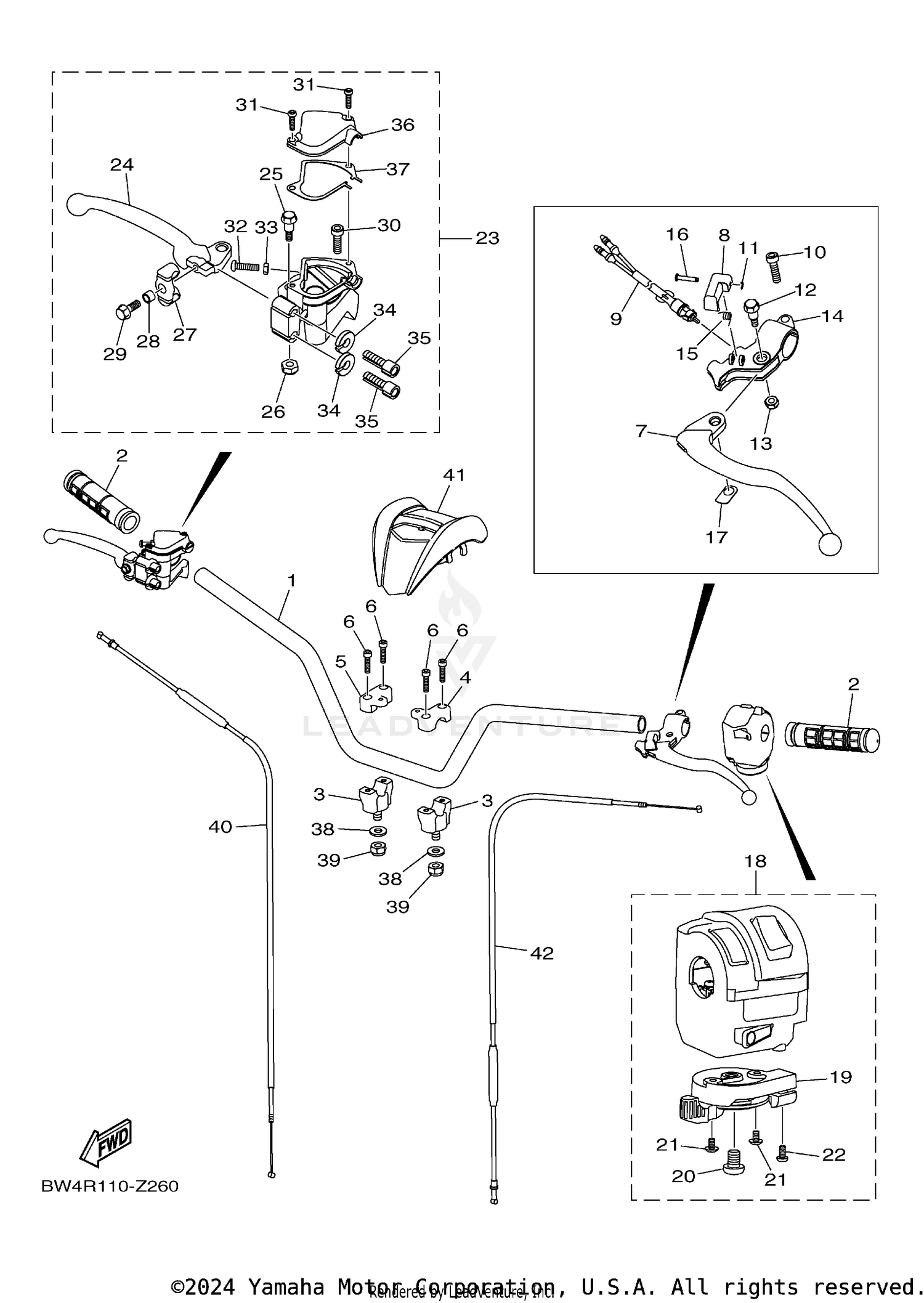 STEERING HANDLE & CABLE