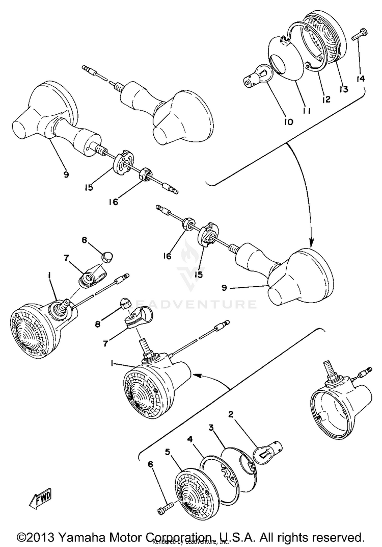 Flasher Lamp Schematic